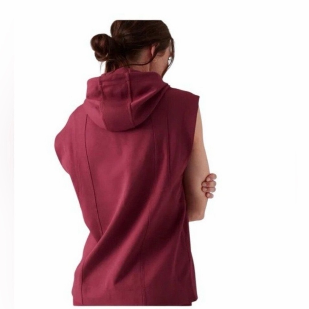 Athleta Sundown Sweatshirt Tank Hoodie